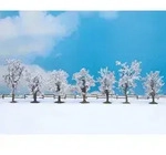 Noch 25075 Baumpackung Winterb&auml;ume 80 Bis 100 Mm Schnee-wei&szlig; 7 St.