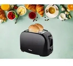Toaster 2 Schlitze 6 Stufen, Automatische Abschaltung & Auto-pop-up, 800 Watt