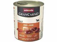 GranCarno Adult Rind + Huhn 800 g Hundefutter Nassfutter - Animonda