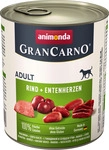 Animonda Gran Carno - Adult Rind Und Entenherz, 800 G