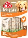 8in1 Delights Hundesnack Twisted Sticks