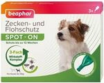 Beaphar - Zecken- Und Flohschutz Spot-on 3 X 1 Ml F&uuml;r Kleine Hunde Bis 15 Kg