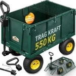 Gardebruk - Transportwagen 550kg Belastbar Klappbar Profil Luftreifen Plane