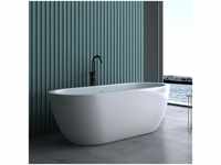 Freistehende Design-Badewanne Vicenza501 180x80x60cm mit Überlauf aus...