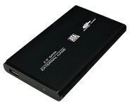 Logilink 2,5"-sata-festplattengeh&auml;use &ndash; Usb 2.0, Aluminium, Schwarz