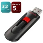 Sandisk Cruzer Glide Usb-stick 32 Gb Usb Typ-a 2.0 Schwarz, Rot