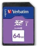 44024 - Sdxc-speicherkarte 64gb, Verbatim Class 10 - U1