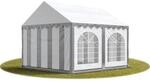 Toolport Festzelt Partyzelt 3x4 M Premium, Hochwertige Pvc Plane 750 N In...