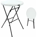 Casaria Stehtisch Klappbar 110 Cm Aus Kunststoff - Bistrotisch Klapptisch