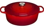 Le Creuset - Signature Br&auml;ter Oval 31 Cm Kirschrot