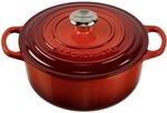 Le Creuset - Signature Br&auml;ter Rund 20 Cm Kirschrot