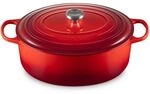 Le Creuset Cocotte Oval De Gusseisen, 35 Cm, 8, 9 L, Alle Las-quellen De Heizung