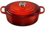 Le Creuset Signature Br&auml;ter Oval 27 Cm Kirschrot
