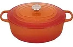 Le Creuset - Signature Br&auml;ter Ofenrot Oval 33 Cm