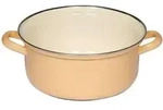 Riess-kelomat - Riess Classic Kasserolle Mit Chromrand &Oslash;20cm Pastell Goldgelb