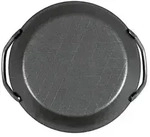 Unbekannt - Servierpfanne Schmiedeeisern Mit 2 Griffen &Oslash;24cm Mit Extra Hohem Rand