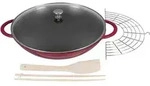 Staub - Wok New Classic Gusseisen 5,7 Liter &Oslash;37cm Kirschrot