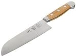 G&uuml;de Alpha Santoku 18 Cm Olive K&uuml;chenmesser