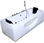 Home Deluxe - Whirlpool Badewanne Mit Lichttherapie Laguna M - 180 X 90 Cm Whirlpool