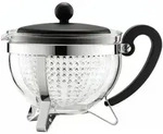 Bodum Chambord Teekanne Transparent 1 Liter 14 Cm