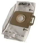 Ersatzteil - 4er Pack Staubsaugerbeutel + Vorfilter Power - Nilfisk Philips