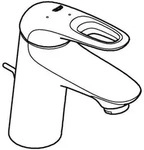 Grohe Einhand-waschtischbatterie Eurostyle 233743, S-size, Einlochmontage, Offener