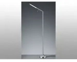 Led Stehleuchte Filigran Silber Matt Mit Sensor Dimmer, 162cm Hoch
