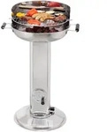 Tepro Holzkohlegrill Hartford Edelstahl S&auml;ulengrill Kohlegrill Camping Grill...