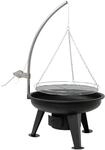 Schwenkgrill Mit Grillrost &Oslash; 64 Cm Holzkohlegrill, Feuerschale - Bbq-toro