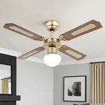 Deckenventilator Mit Zugschalter Ventilatorlampe Decke 3 Stufen Ventilator