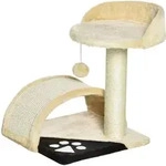 Pawhut Kratzbaum 46 Cm Kleiner Katzenturm Mit H&ouml;hle, Spielball, Sisal-seil,