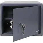 Hmf - M&ouml;beltresor Doppelbartschloss, Safe, 38 X 30 X 30 Cm, Anthrazit, 49203-11