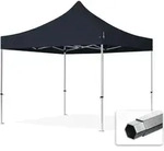 3x3 M Faltpavillon Professional Alu 40mm, Schwarz