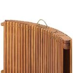 Sonnenliege Klappbar Holz Fsc&reg;-zertifiziert 320kg Belastbarkeit 190x60cm Tragegriff