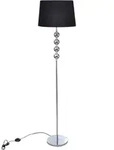 Floor Lamp Shade With High Stand 4 Ball Stack Decoration Black
