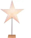 Star Trading - Star Leo Standleuchte, Papier, Beige/braun, 60 X 43 Cm