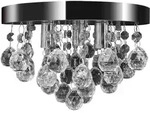 Kronleuchter Deckenleuchte Kristall Design L&uuml;ster Chrom Vidaxl