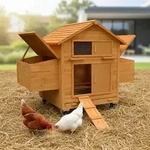 Mucola - Rollbarer H&uuml;hnerstall Inkl. 2 Nestboxen Und Rampe H&uuml;hnerhaus