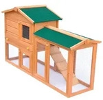 Kaninchenstall Gro&szlig; Holz - Vidaxl