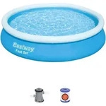 Selbstversuche Swimmingpool Mit Schnellen Sets Runden Ring 366x76 Cm Bestway 57274