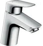 Logis Einhebel-waschtischmischer 70mm 5l/min Chrom Mit Metall-zugstangen-garnitur -