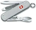 Victorinox Classic Alox Taschenmesser Silber Leicht