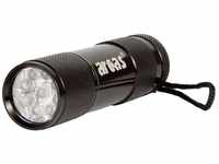 Alu 9 led led Mini-Taschenlampe batteriebetrieben 65 g - Arcas