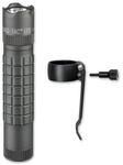 Maglite Mag-tac Crowned Bezel Taschenlampe Grau
