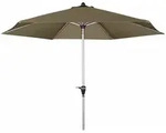Sonnenschirm / Kurbelschirm 'active Kurbel 380', &Oslash; 380 Cm, Greige, Bezug Aus 100%