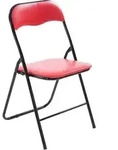 Klappstuhl Felix Rot/schwarz