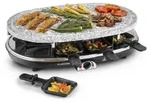Steaklette Raclettegrill 1500 W Granit-natursteinplatte 8 Personen
