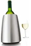 Vacu Vin Aktiv Weink&uuml;hler Elegant Edelstahl, Flaschenk&uuml;hler, K&uuml;hlmantel,