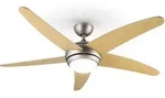 Bolero 2-in-1-deckenventilator 134cm Leuchte 55w Luftdurchsatz 10.212 M3/h Max.