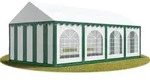 Festzelt Partyzelt 3x8 M Premium, Hochwertige Pvc Plane 750 N In Gr&uuml;n-wei&szlig;...